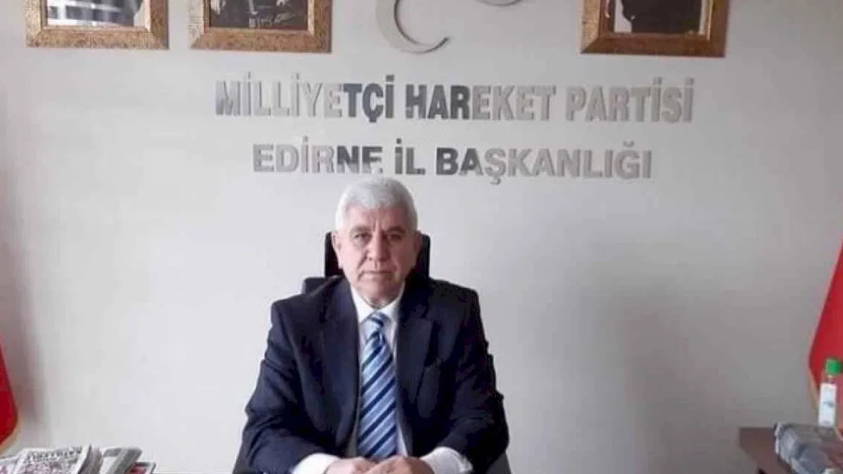 Edirne'de MHP'li Zakir Tercan’a çirkin saldırı