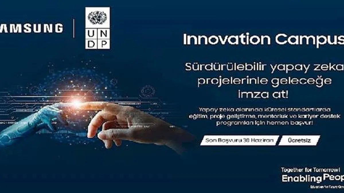 Samsung ve UNDP gençleri Innovation Campus'te eğitime çağırıyor