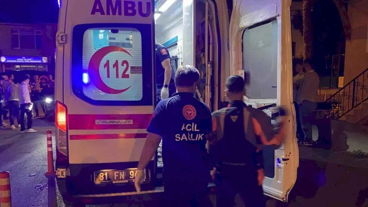 Düzce'de trafik kazası: 1 yaralı