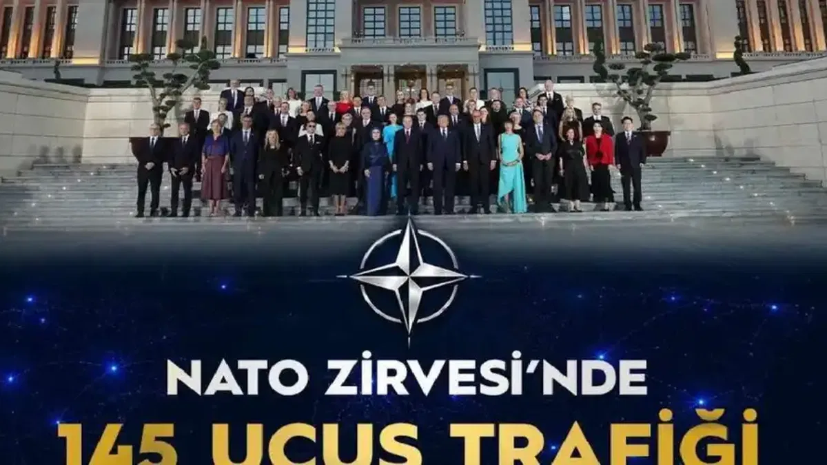 NATO Zirvesi'nde Ankara'da 145 uçuş hareketi gerçekleşti
