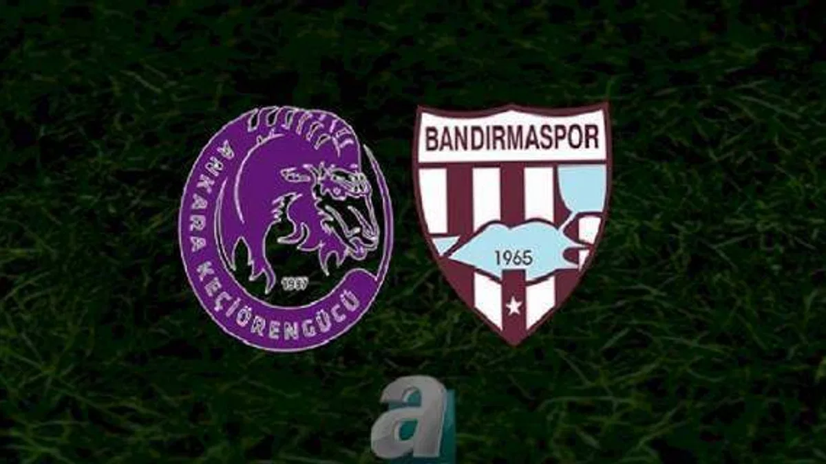 Keçiörengücü - Bandırmaspor maçı ne zaman, saat kaçta ve hangi kanalda? | TFF 1. Lig