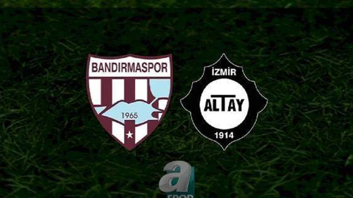 Bandırmaspor - Altay maçı ne zaman, saat kaçta ve hangi kanalda? | TFF 1. Lig