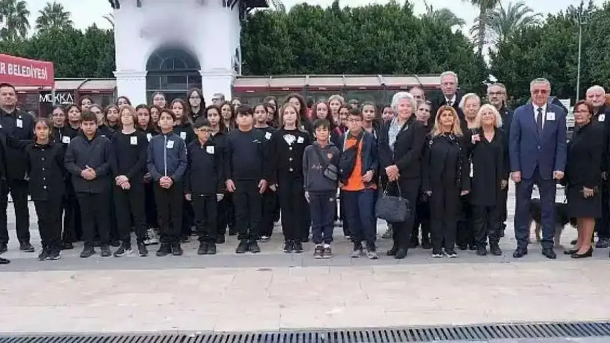 Büyük Önder Mustafa Kemal Atatürk Kemer'de anıldı