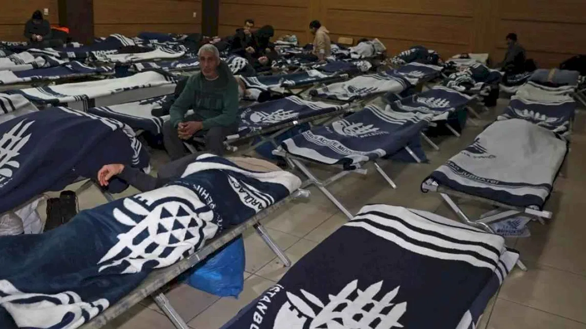 Evsizler İstanbul'da misafir ediliyor
