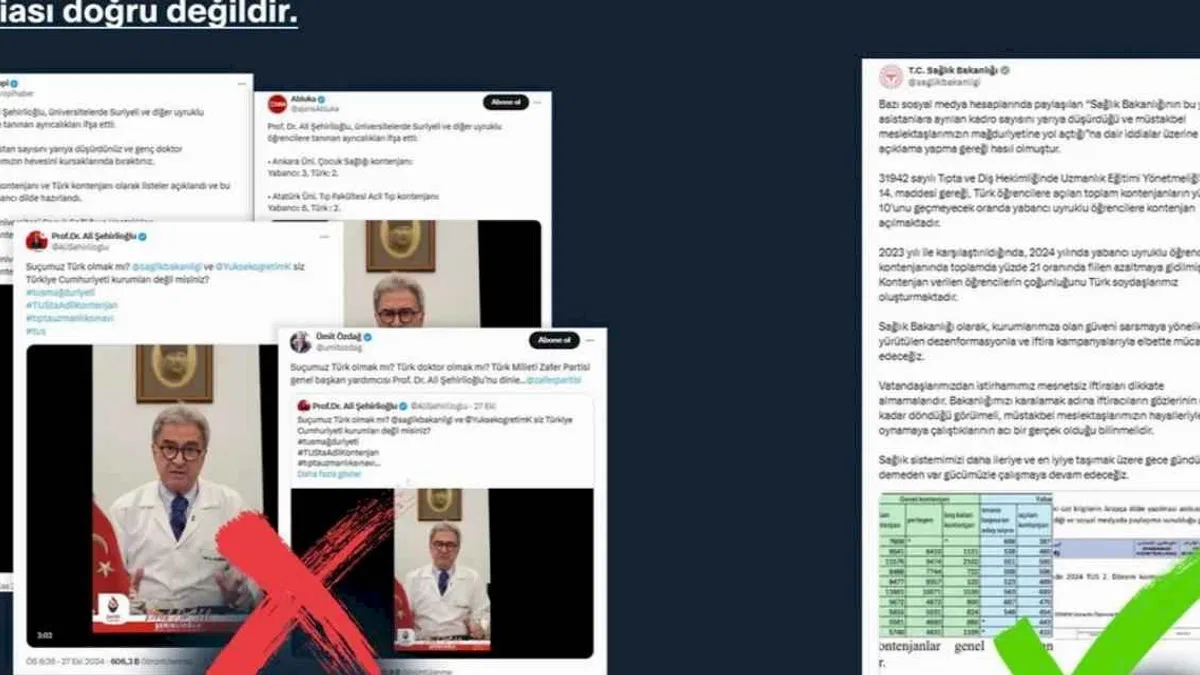 'Yabancı uyruklu öğrenci' ve 'kadro' iddialarına çifte yalanlama
