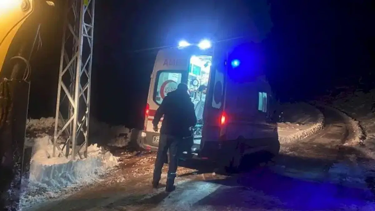 Sason’da hamile kadına 5 saatte ulaşıldı