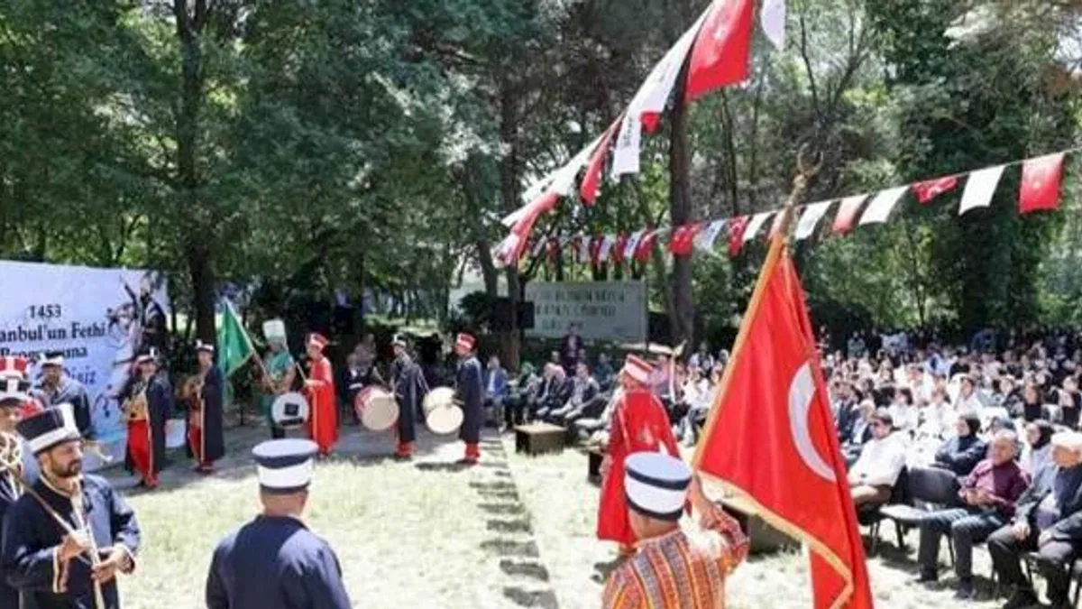 Gebze Hünkar Çayırı'nda İstanbul fethine anma