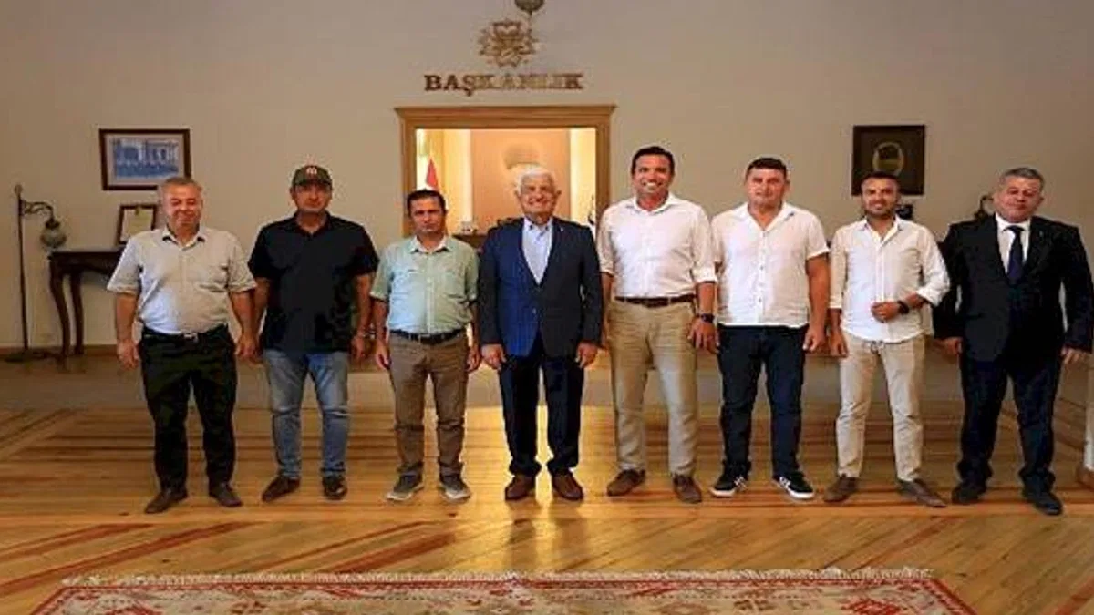 Datça Muhtarlarından Başkan Gürün'e teşekkür ziyareti