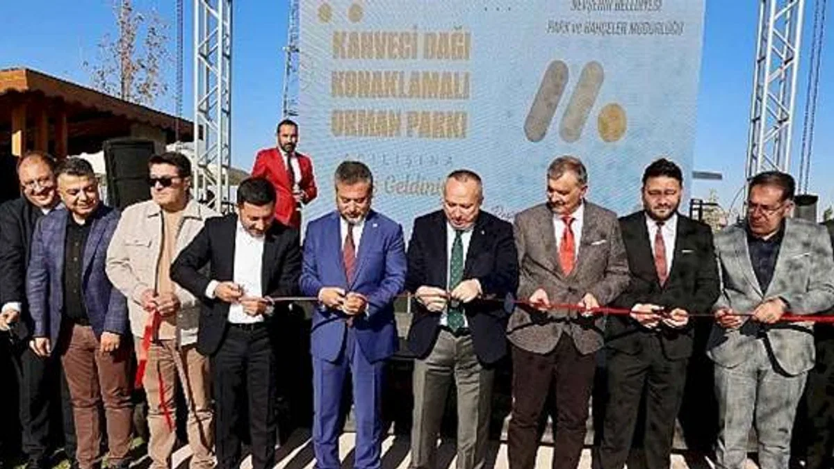 Kahveci Dağı Konaklamalı Orman Parkı Muhteşem Bir Törenle Açıldı