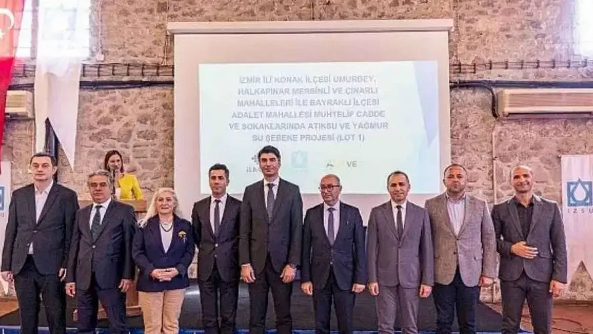 İZSU Genel Müdürlüğü 110 milyon Euro'luk yatırımla hayata geçireceği projeyi vatandaşlara tanıttı