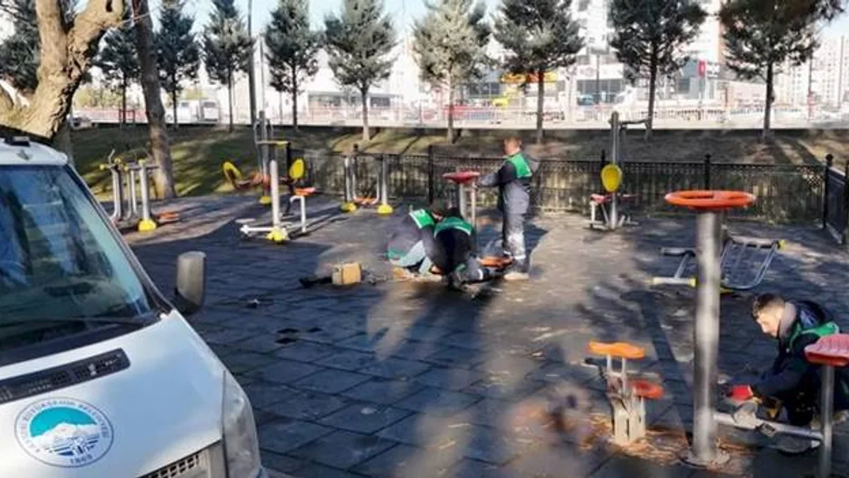 Kayseri Büyükşehir'den 'yeşil alan' çalışması