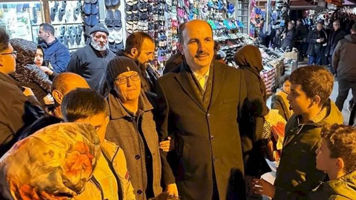 Konya’da bayram öncesi esnaf ziyareti