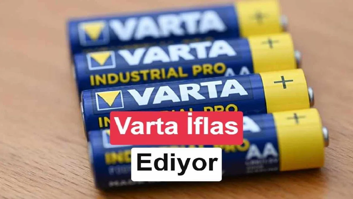 Alman pil ve akü üreticisi Varta iflas başvurusunda bulundu