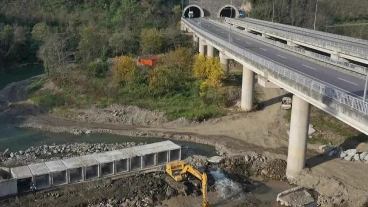 Ordu'da Akçaova Irmağı’na sel önlemi