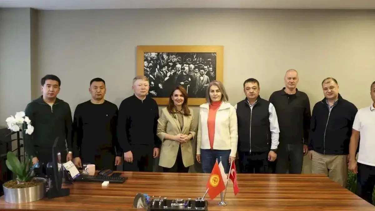 Kırgız heyet Antalya’da çevreci tesisi ziyaret etti