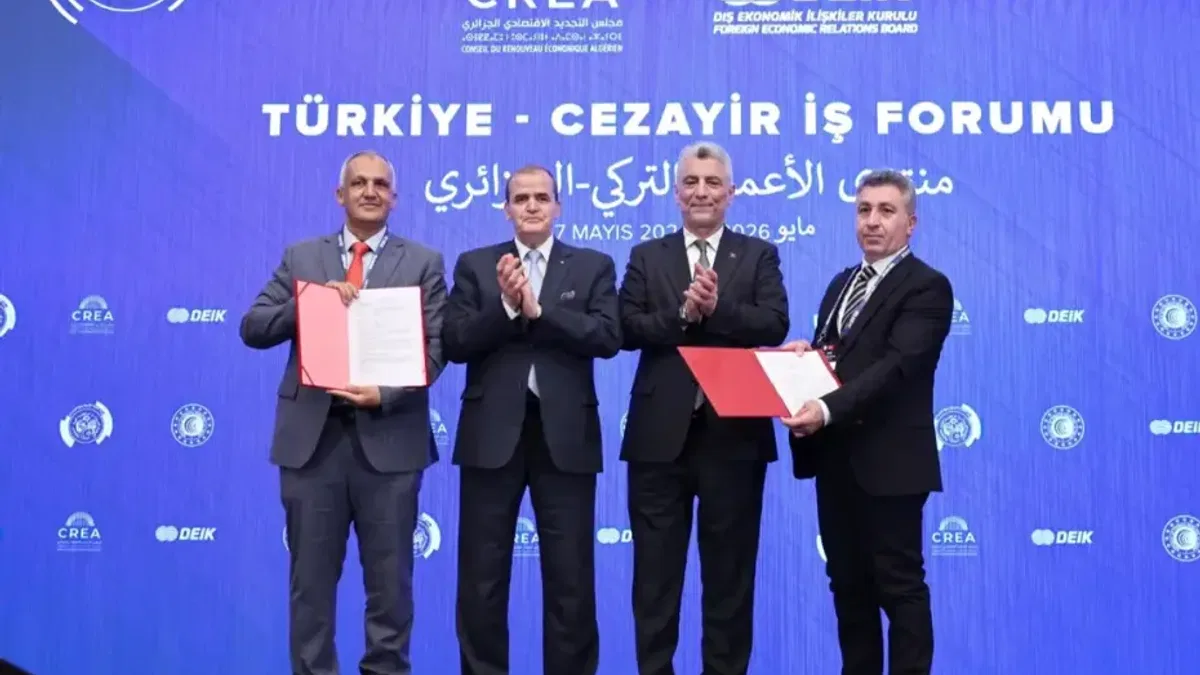 Cezayir ile hedef 10 milyar dolarlık ticaret hacmi