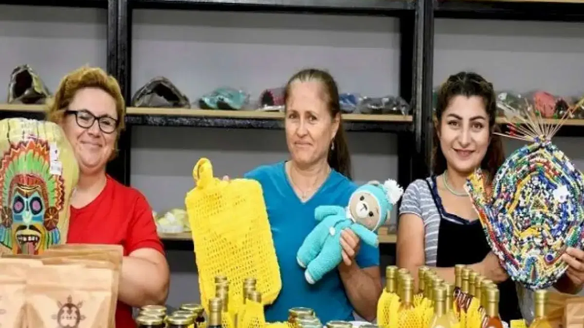 Antalya'da kadın kooperatiflerinden 1,7 milyon TL'lik satış