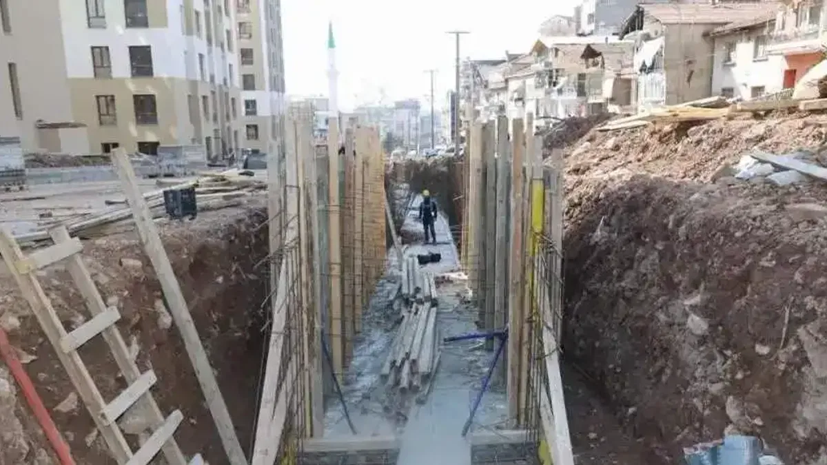 Kocaeli'de 360 metrelik dere ıslahı ile güvenli altyapı