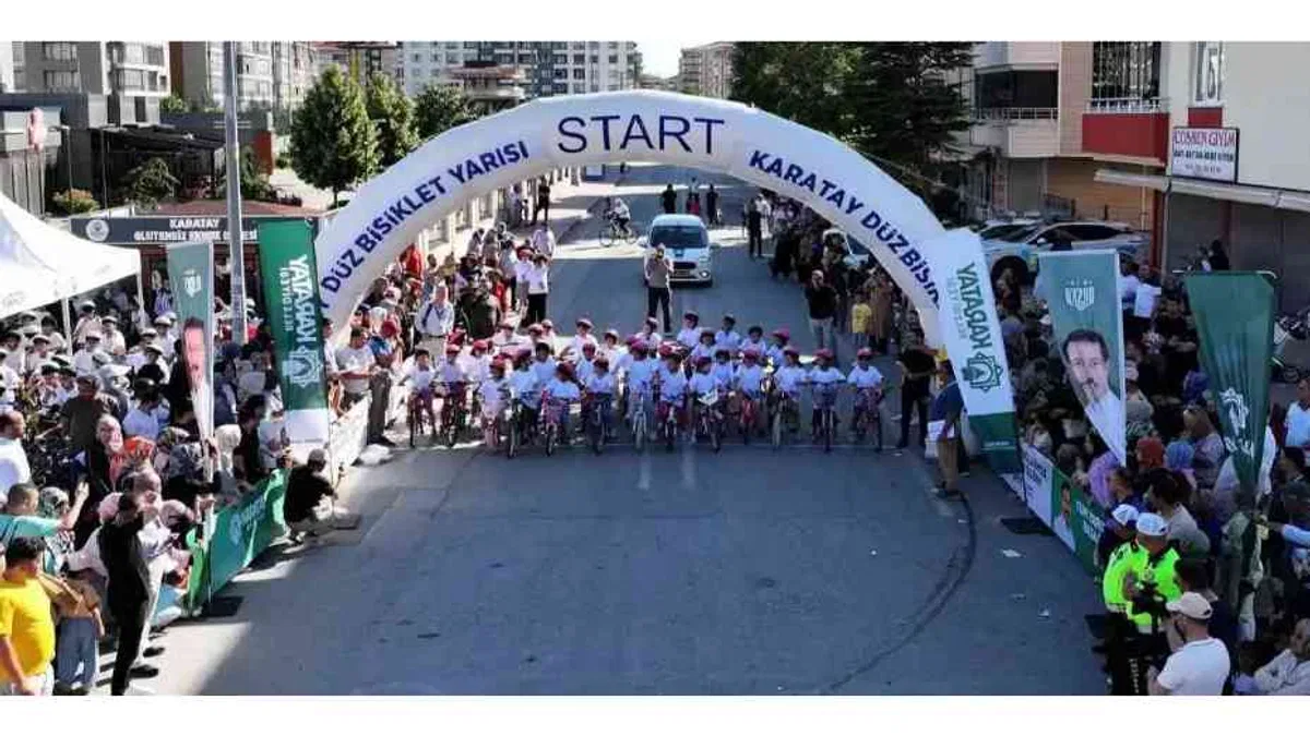 Konya Karatay'da 'Düz Bisiklet' heyecanı