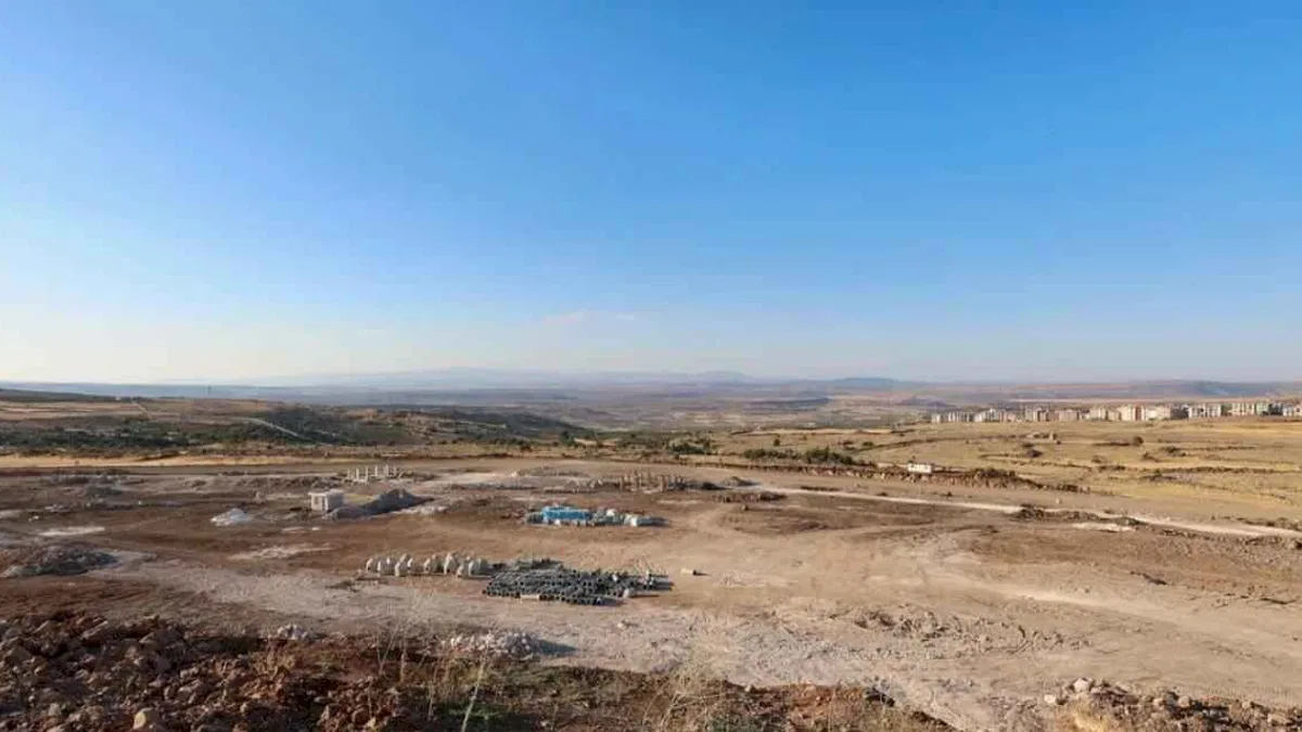 Gaziantep’te 130 bin metrekarelik çevre dostu millet bahçesi yükseliyor