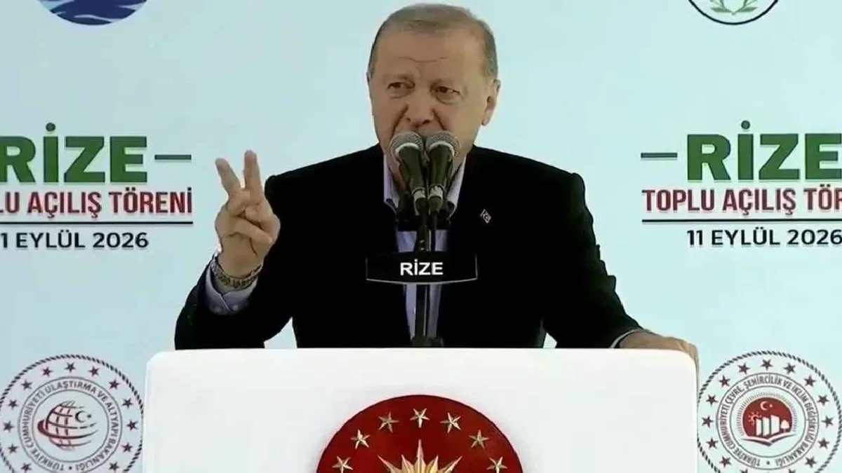 Rize’de 10 milyar liralık yatırıma Cumhurbaşkanı Erdoğan'dan toplu açılış