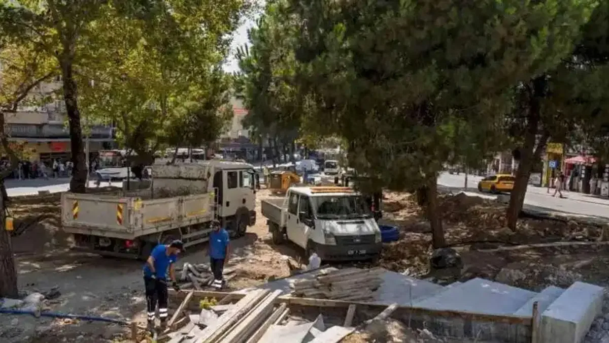 Şirinyer Beyazıt Aykut Parkı yenileniyor