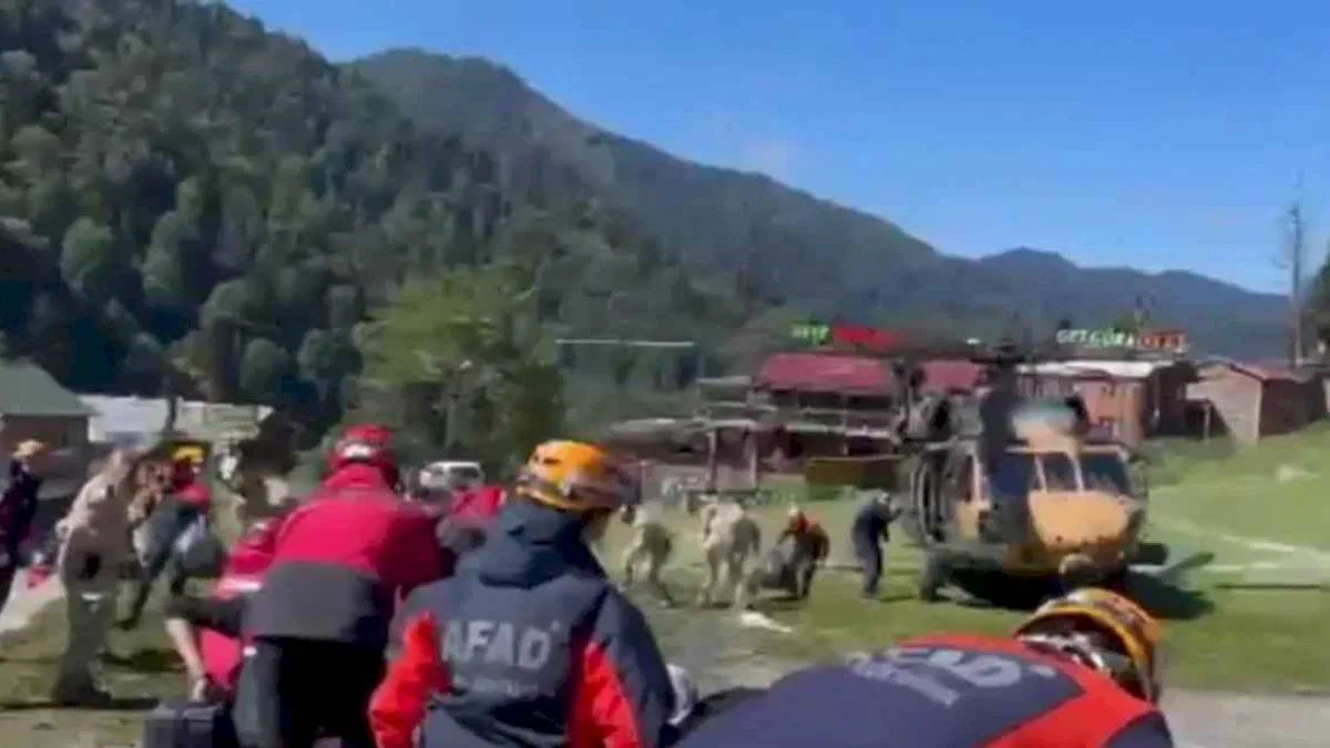 AFAD: Ayder Yaylası'nda 115 vatandaş tahliye edildi