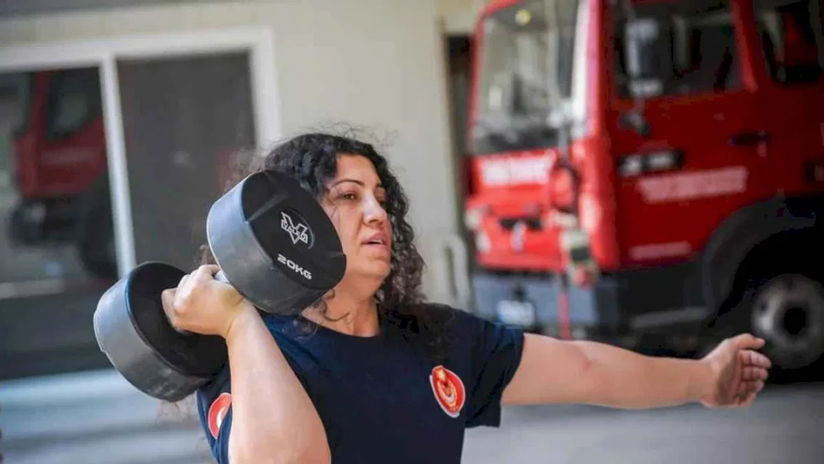 İtfaiye personeli Bahar şimdi Avrupa'da yarışacak