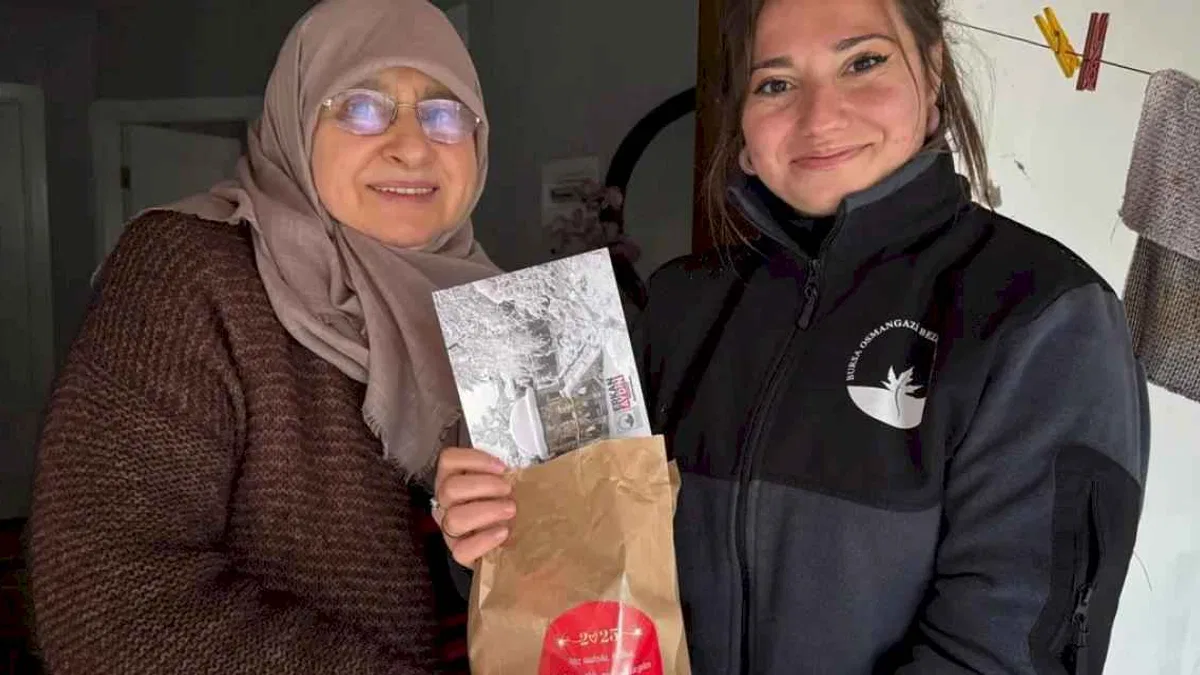 Bursa Osmangazi'de vatandaşlara belediyeden yeni yıl sürprizi