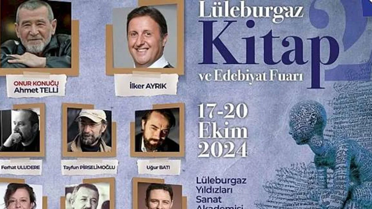 Lüleburgaz 2'nci Kitap ve Edebiyat Fuarı 17 Ekim'de başlıyor