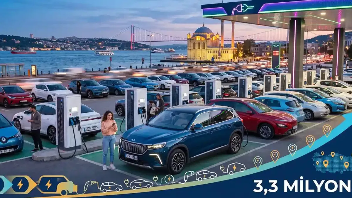 Türkiye'de Elektrikli Araç ve Şarj Pazarında Rekor: Aylık Şarj İşlemi 3,3 Milyonu Aştı