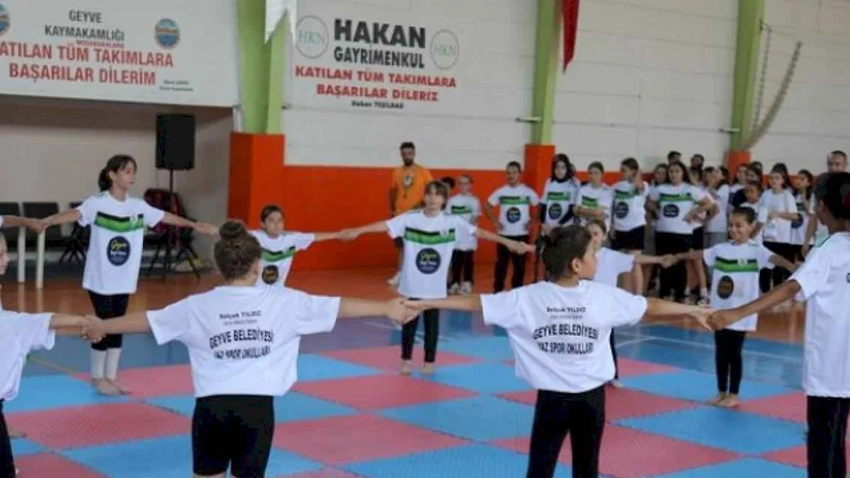 Sakarya Geyve'de 'Yaz Spor Okulları' açıldı
