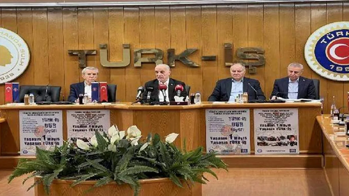 TÜRK-İŞ taban ücrete 15 bin lira istedi