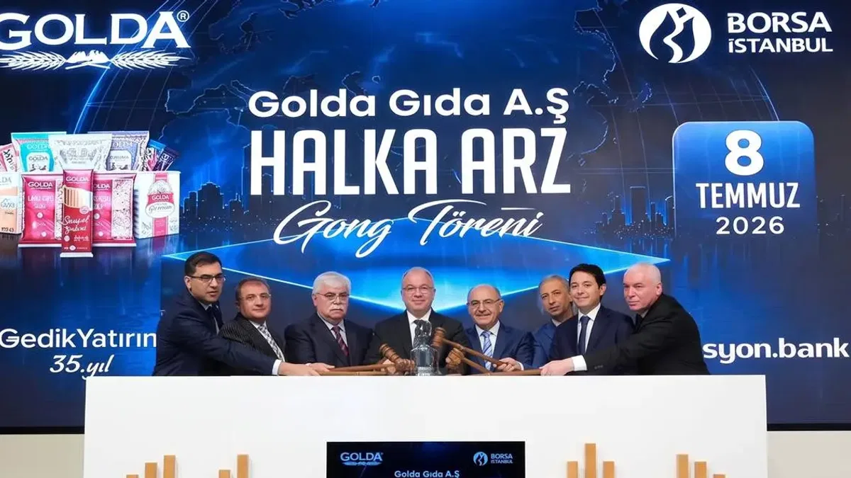 Borsa İstanbul'da bu kez gong 'Gold Gıda' için çaldı