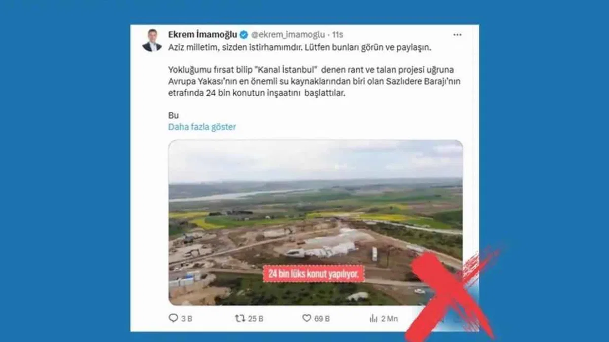 TOKİ'nin İstanbul Arnavutköy'deki konut projesi iddialarına yalanlama