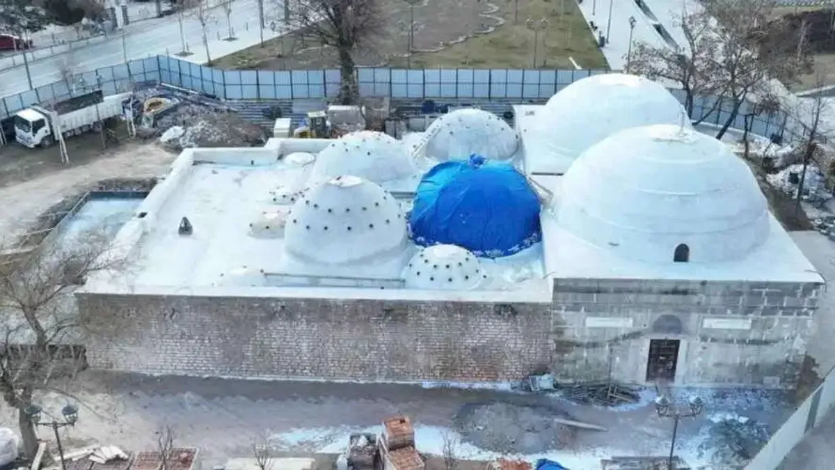 Konya’nın tarihi hamamı Meram’ın yeni gözdesi olacak!