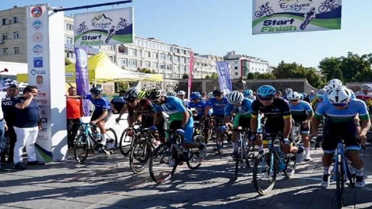 Kayseri'de bisiklet şöleni