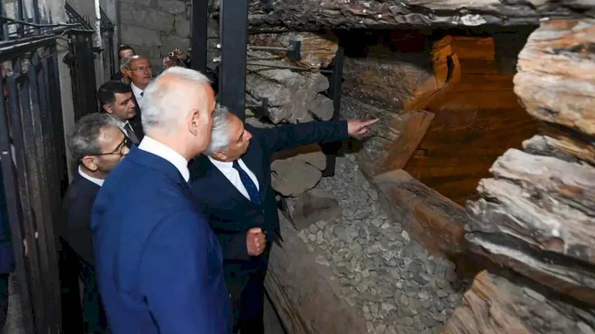 Gordion Antik Kenti’nde tarihi keşif... Frig Kraliyet Mezar Odası gün yüzüne çıktı