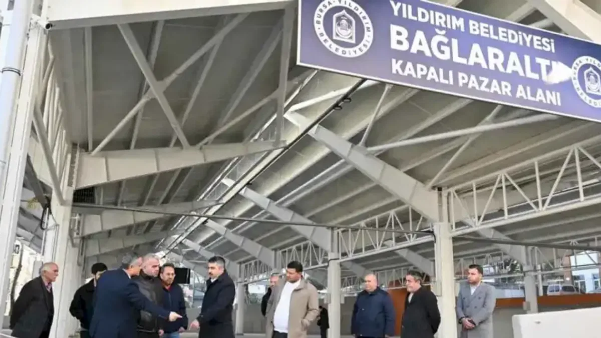 Bursa Yıldırım'da Bağlaraltı kapalı pazar alanı açılıyor
