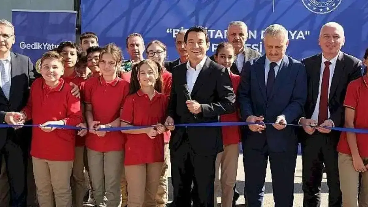 Gedik Yatırım'ın dördüncü kütüphanesi Safranbolu'da öğrencilerle buluştu