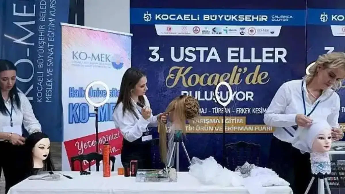 KO-MEK Kuaförlük Branşıyla Usta Ellerde yerini aldı