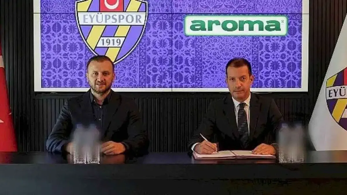 Aroma, Eyüpspor'a Sponsor Oldu