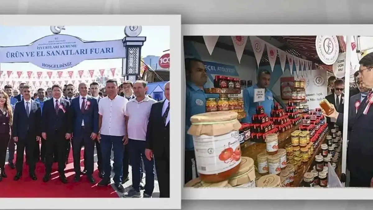İşyurtları Ürün ve El Sanatları Fuarı'na ziyaretçi akını