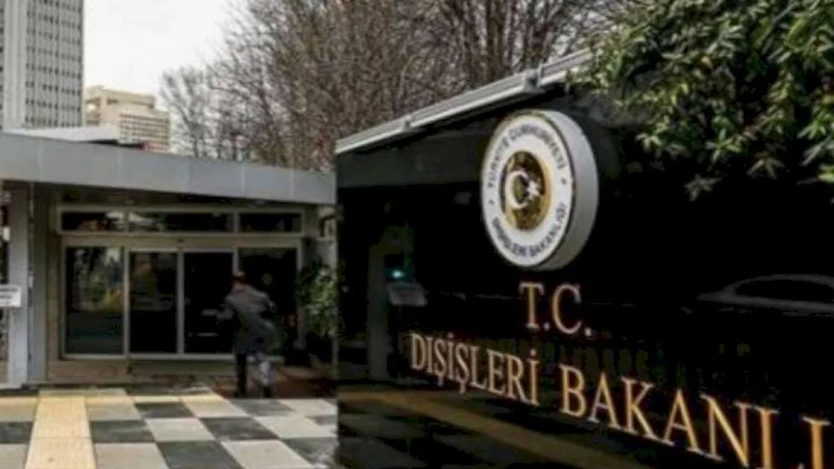 Dışişleri'nden İsrail'e tepki