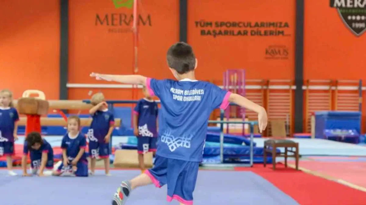 Konya Meram'da yaz spor coşkusu