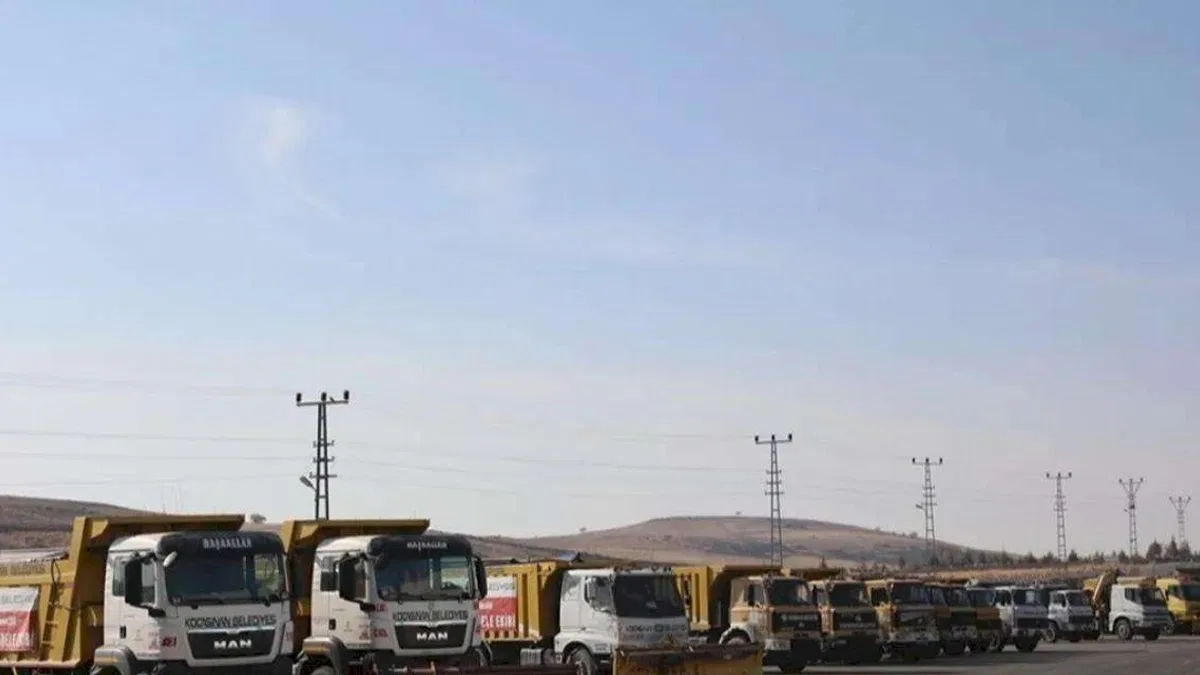 Kayseri Kocasinan kar yağışına hazır