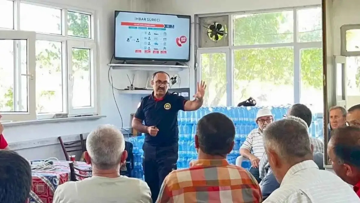 Kocaeli İtfaiyesi'nden yangınlara karşı farkındalık eğitimi