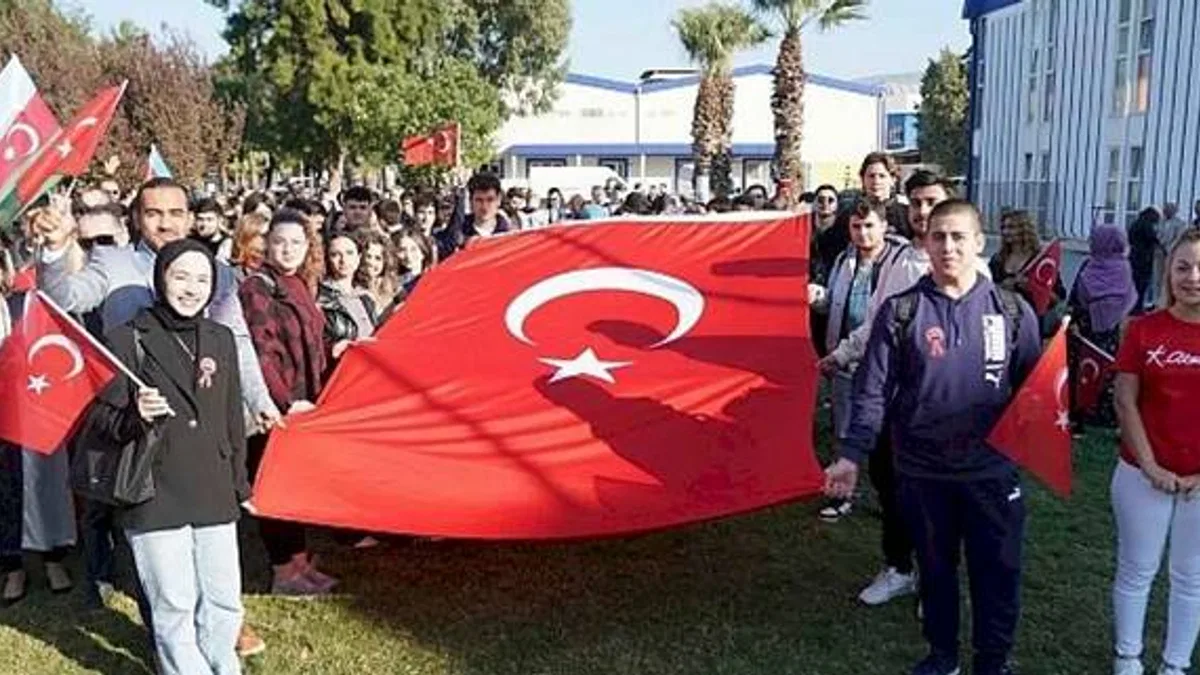 Ege Üniversitesinde, Cumhuriyet Bayramı coşkuyla kutlandı