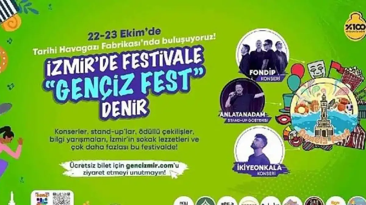 İzmir'de gençlik ve yaratıcılık rüzgarı estirecek Gençİz Fest başlıyor