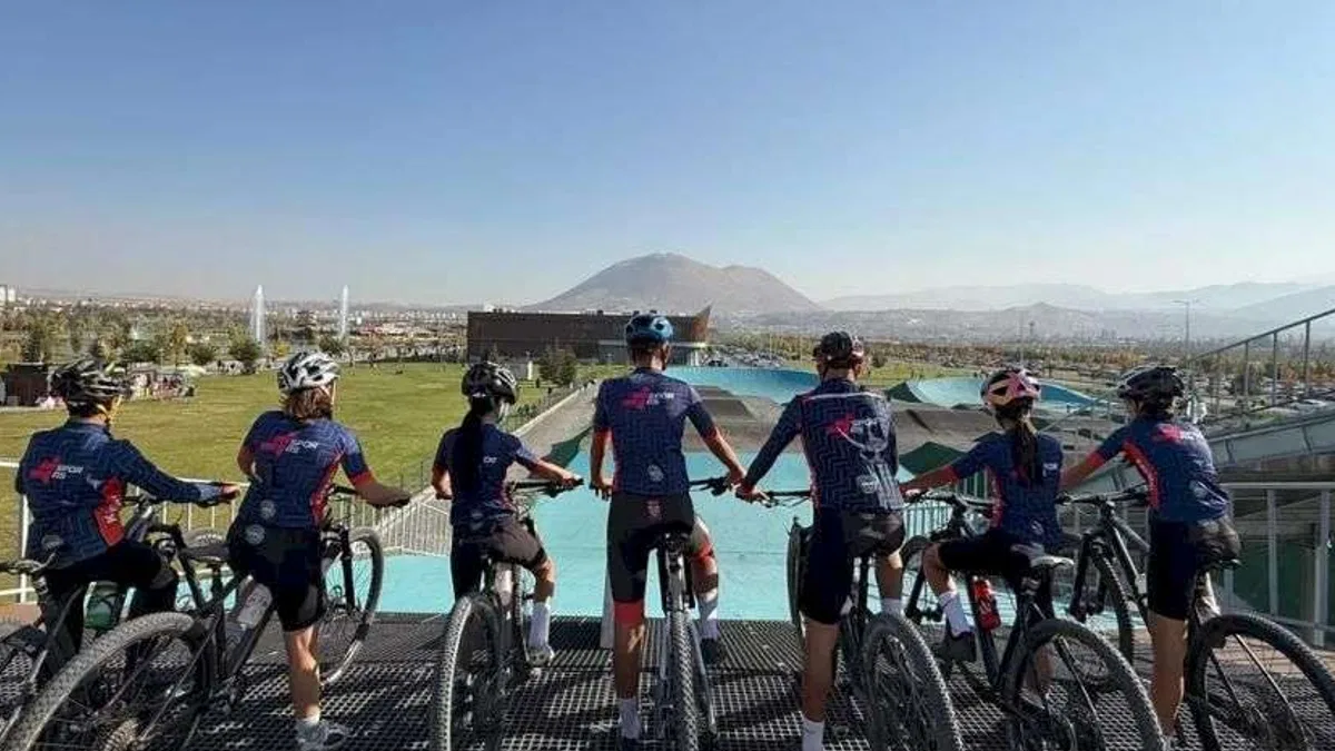 Kayseri'de BMX parkuruna gençlerden büyük ilgi